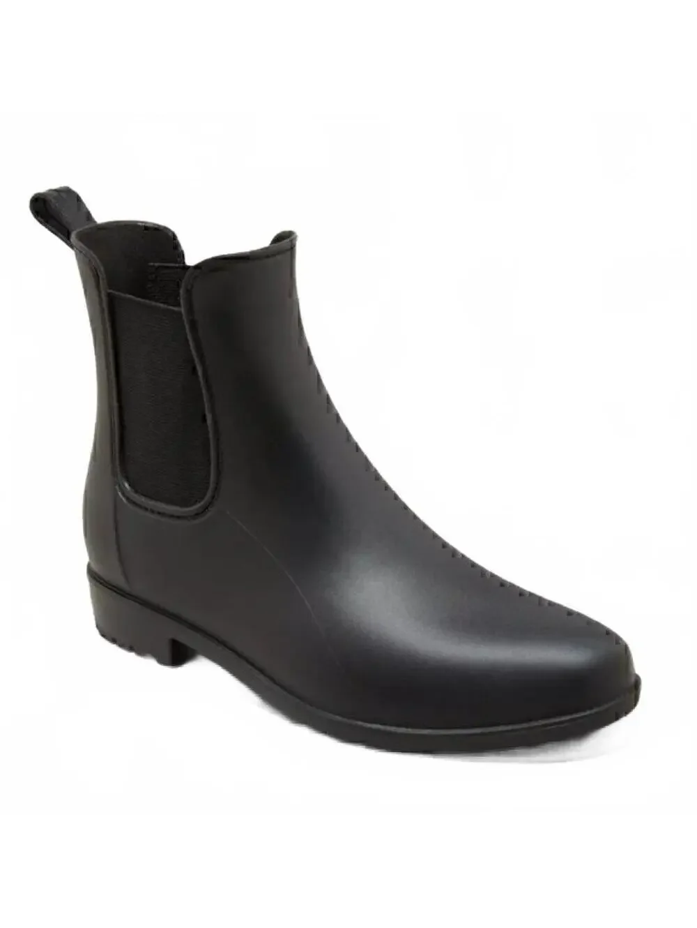 A New Day Waterproof Chelsea Rain Boots Black